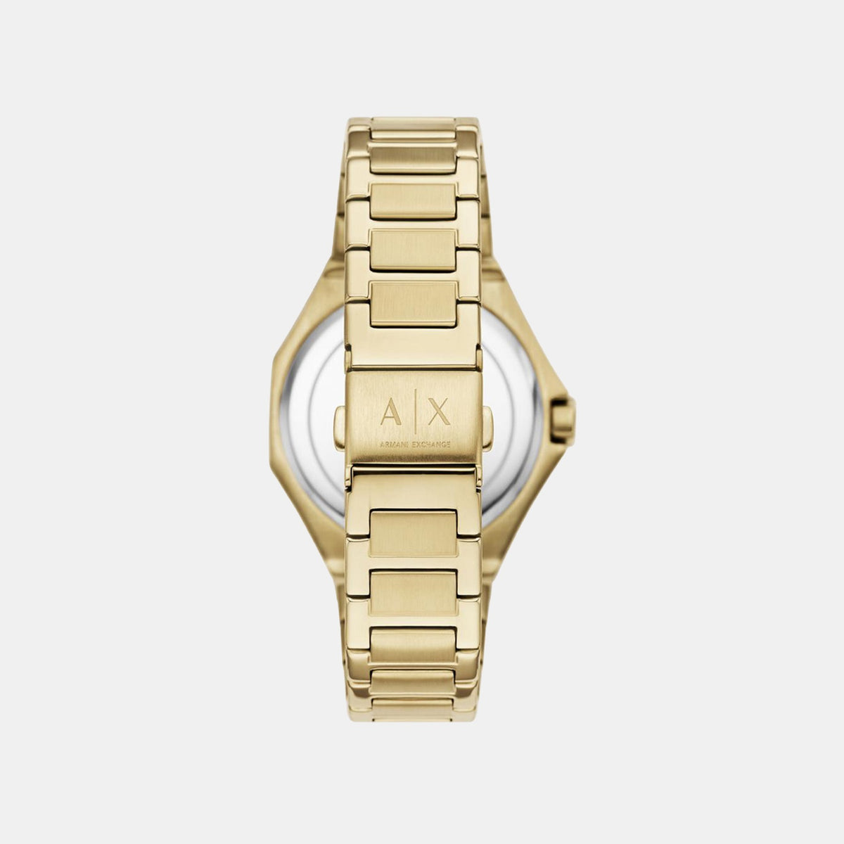Women Quartz Gold Dial Chronograph Stainless Steel Watch AX4624
