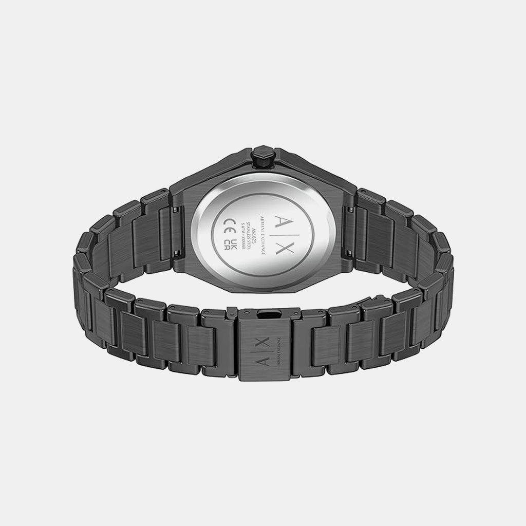 Women Quartz Grey Dial Analog Stainless Steel Watch AX4625