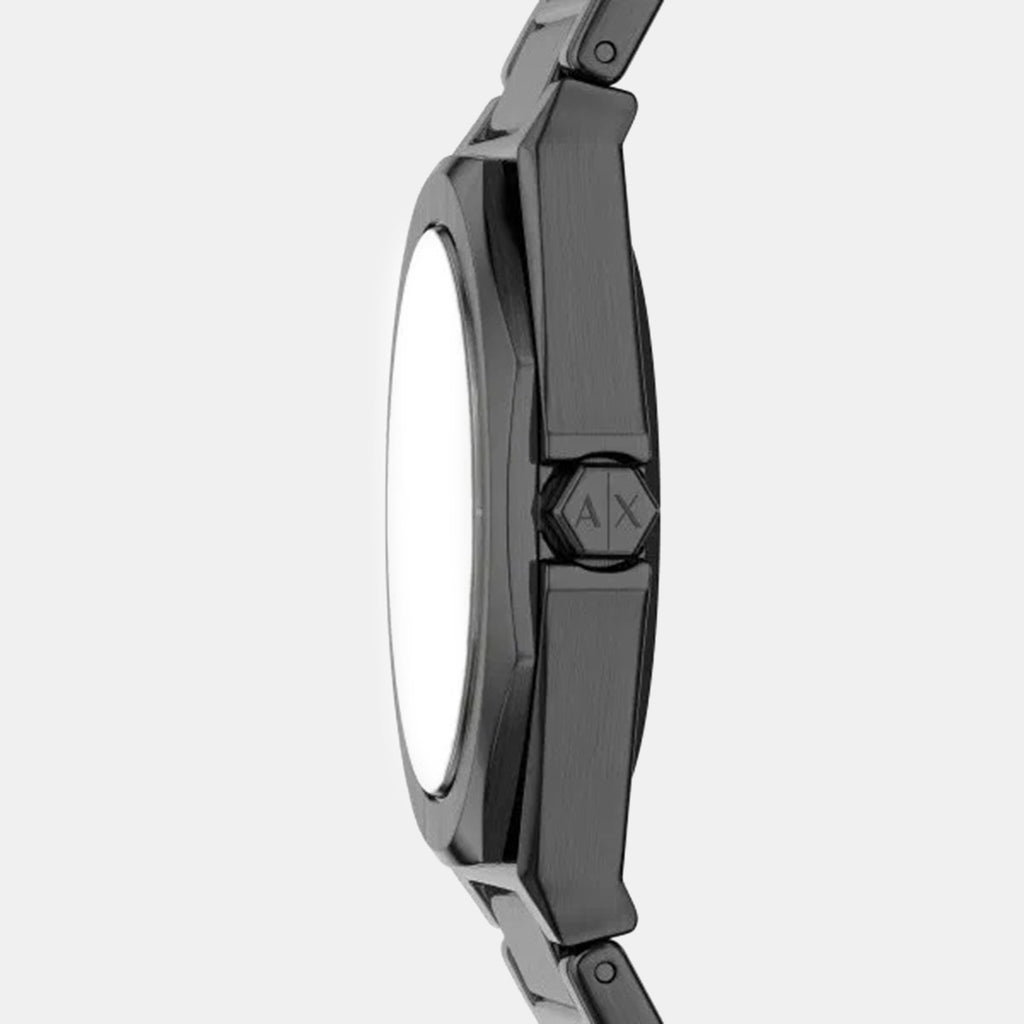 Women Quartz Grey Dial Analog Stainless Steel Watch AX4625
