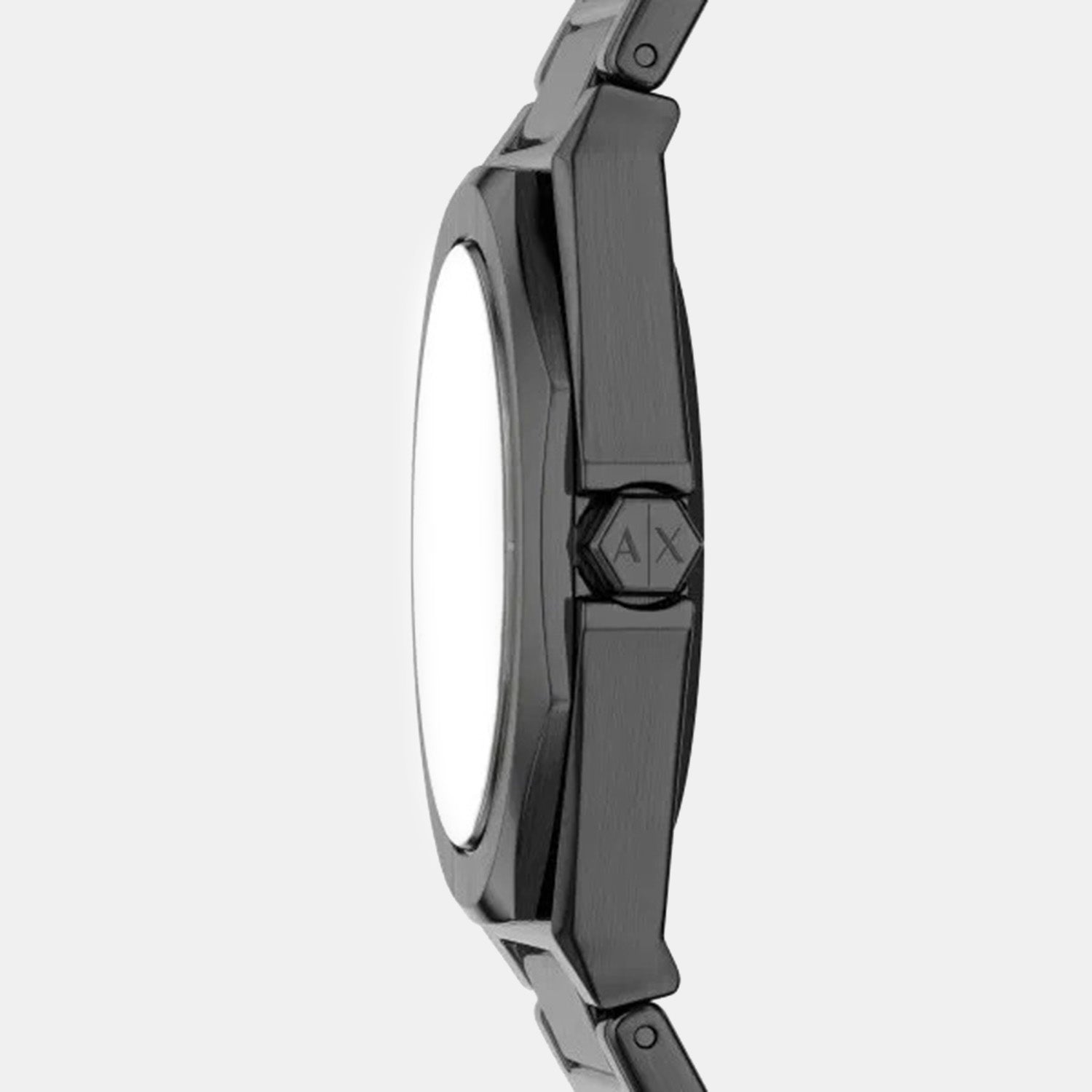 Women Quartz Grey Dial Analog Stainless Steel Watch AX4625