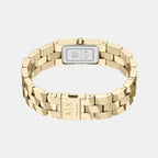 Women Quartz Gold Dial Analog Stainless Steel Watch AX4701