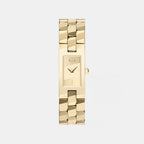 Women Quartz Gold Dial Analog Stainless Steel Watch AX4701