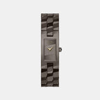 Women Quartz Brown Dial Analog Stainless Steel Watch AX4703