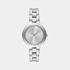 Na Women Quartz Silver Dial Analog Stainless Steel Watch AX5170