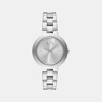 Na Women Quartz Silver Dial Analog Stainless Steel Watch AX5170