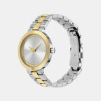 Na Women Quartz Silver Dial Analog Stainless Steel Watch AX5171