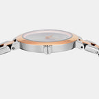 Women Quartz Silver Dial Analog Stainless Steel Watch AX5172