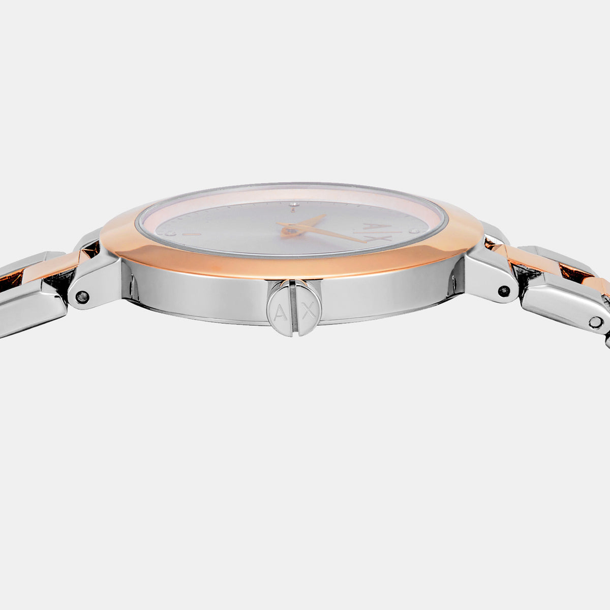 Women Quartz Silver Dial Analog Stainless Steel Watch AX5172