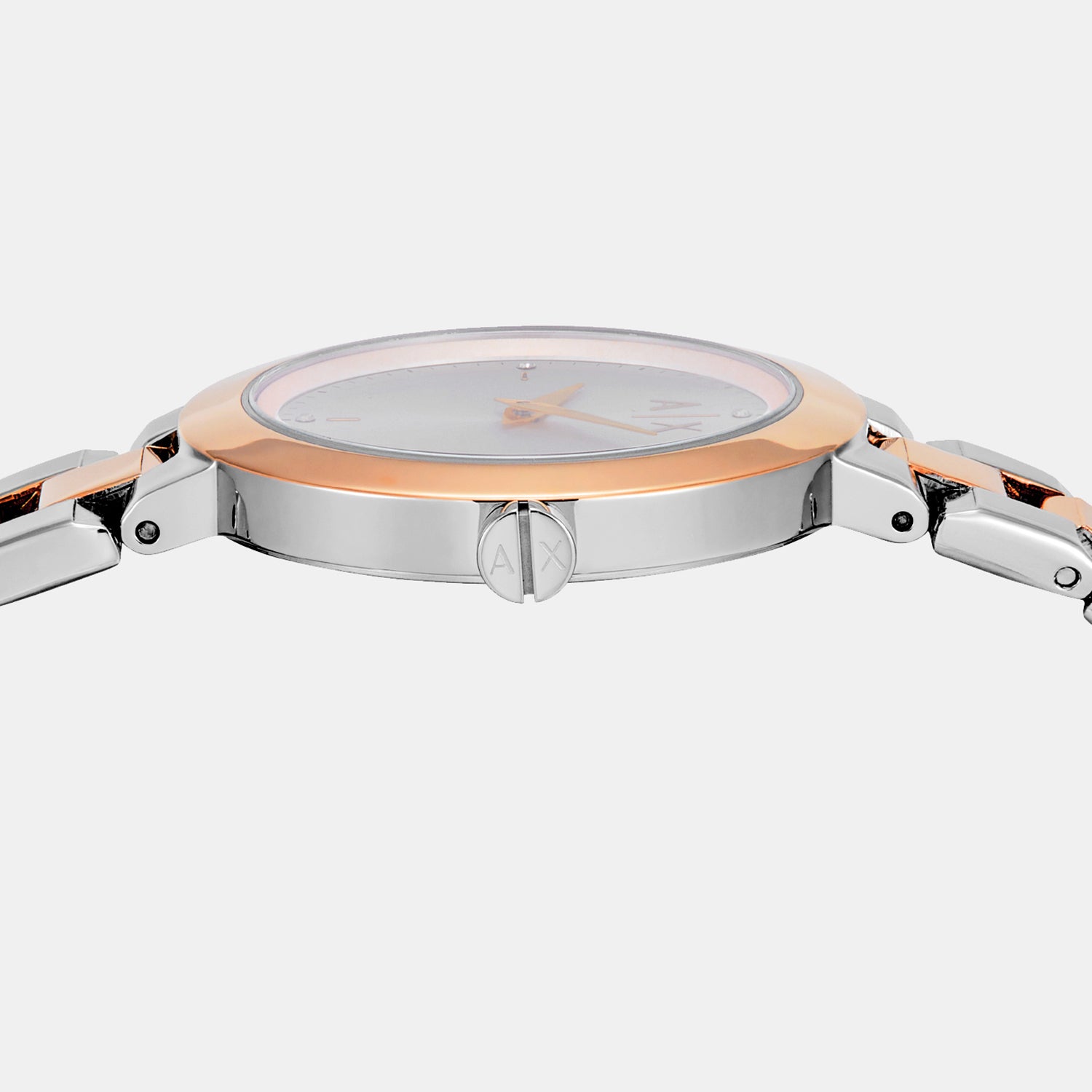 Women Quartz Silver Dial Analog Stainless Steel Watch AX5172