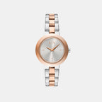 Armani Exchange Round Silver Analog watch