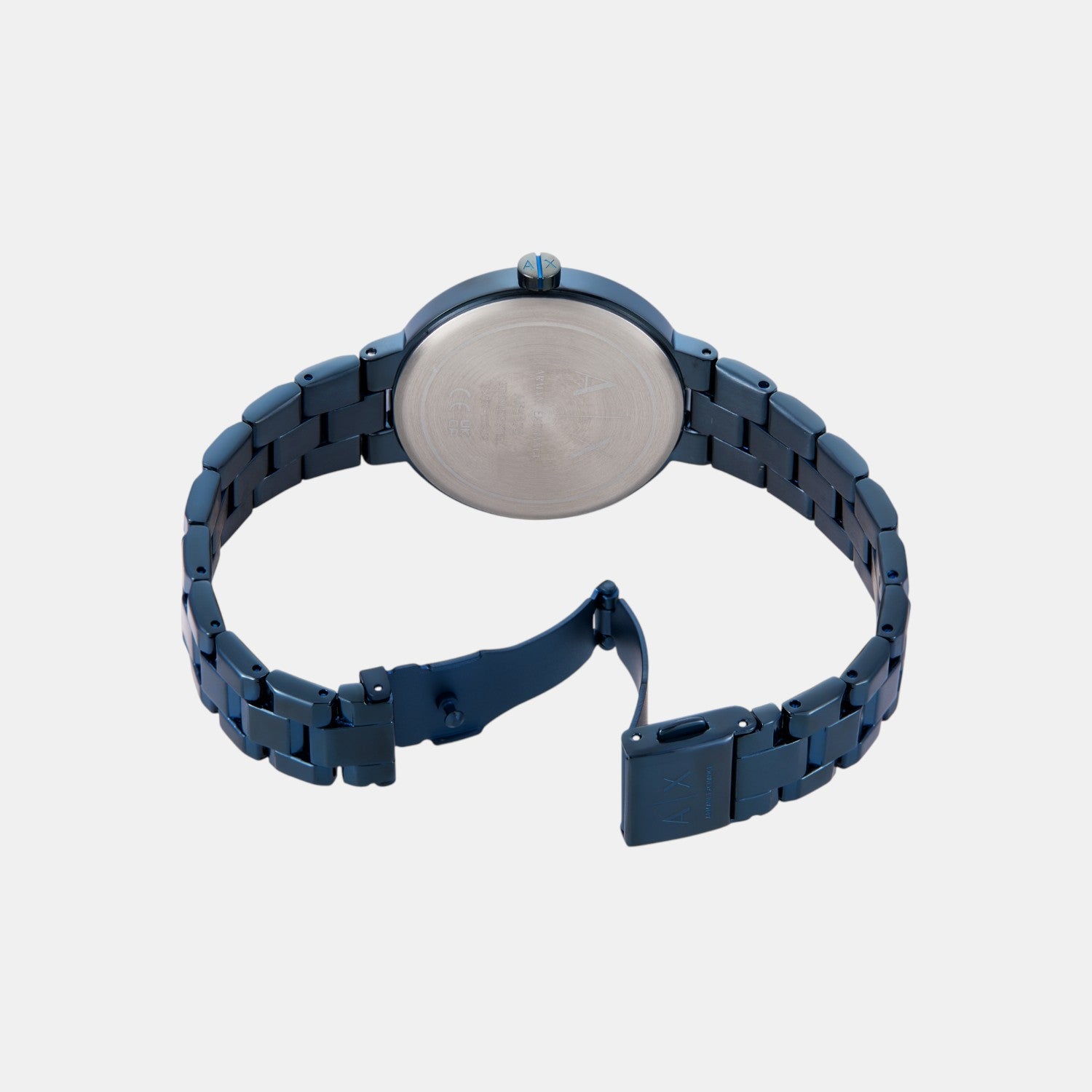 Women Quartz Blue Dial Analog Stainless Steel Watch AX5175