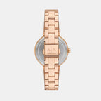 Women Quartz Gold Dial Analog Stainless Steel Watch AX5177
