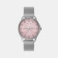 Female Three-Hand Stainless Steel Mesh Watch AX5273