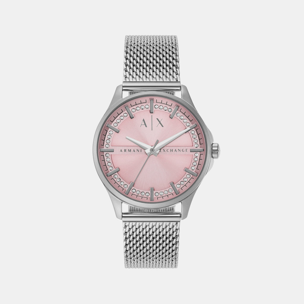 Armani Exchange Round Pink Analog watch