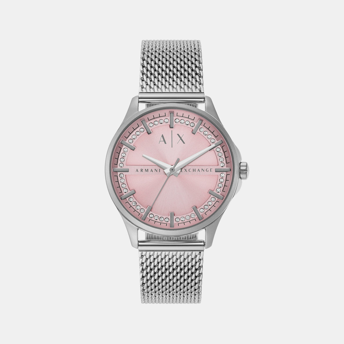Armani Exchange Round Pink Analog watch