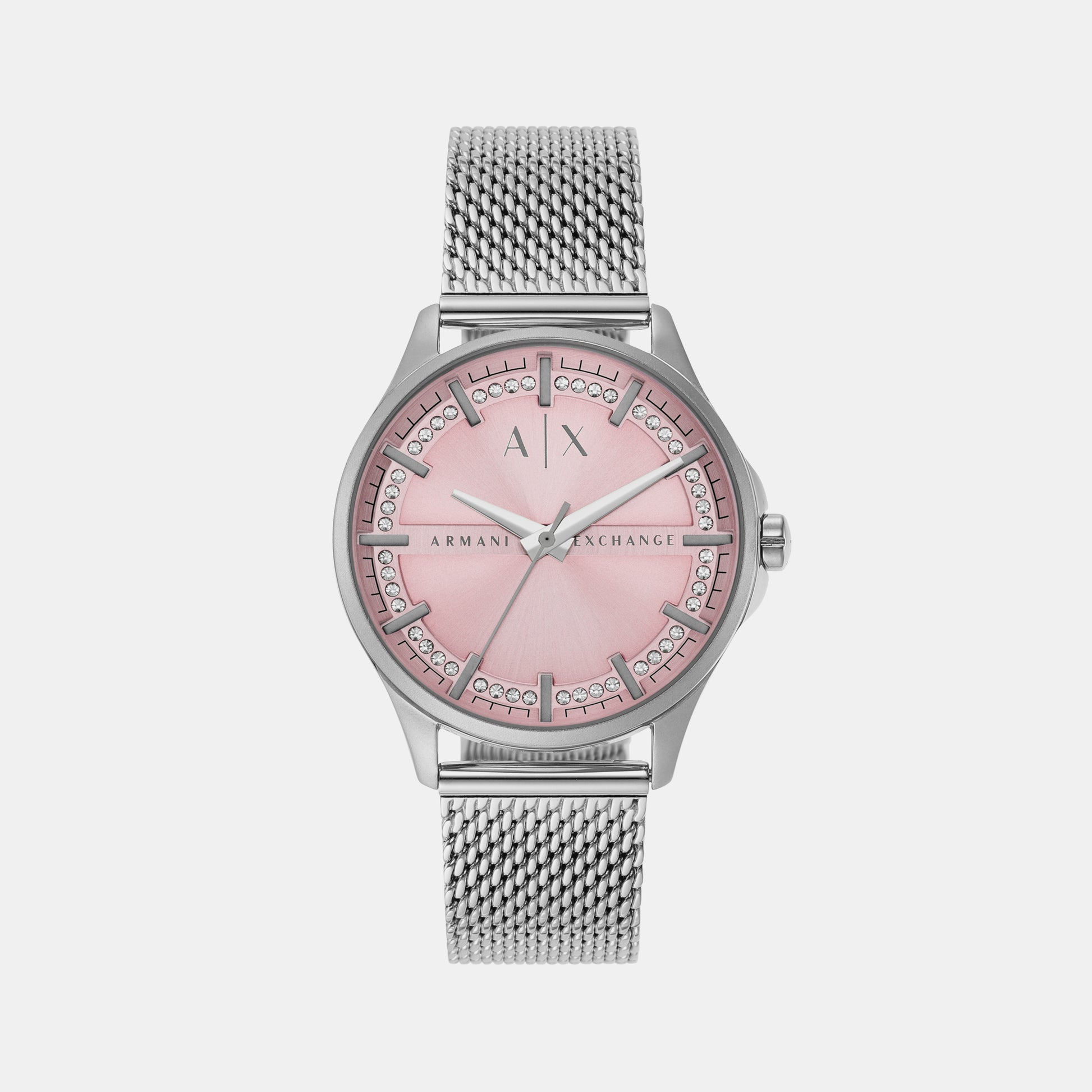 Female Three-Hand Stainless Steel Mesh Watch AX5273