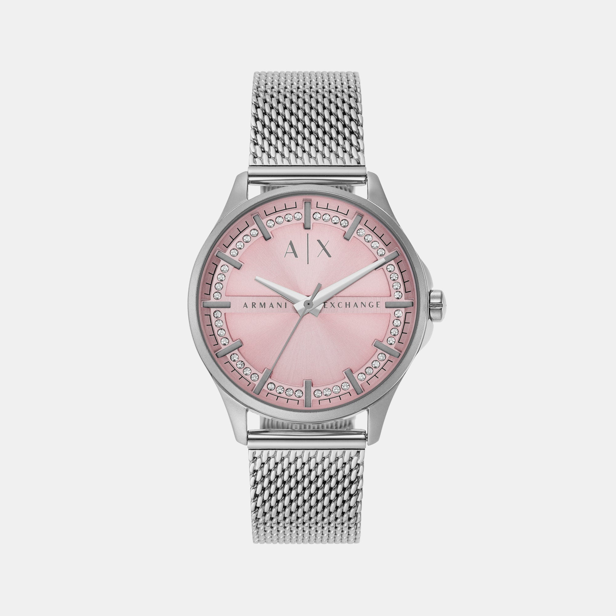 Armani Exchange Round Pink Analog watch
