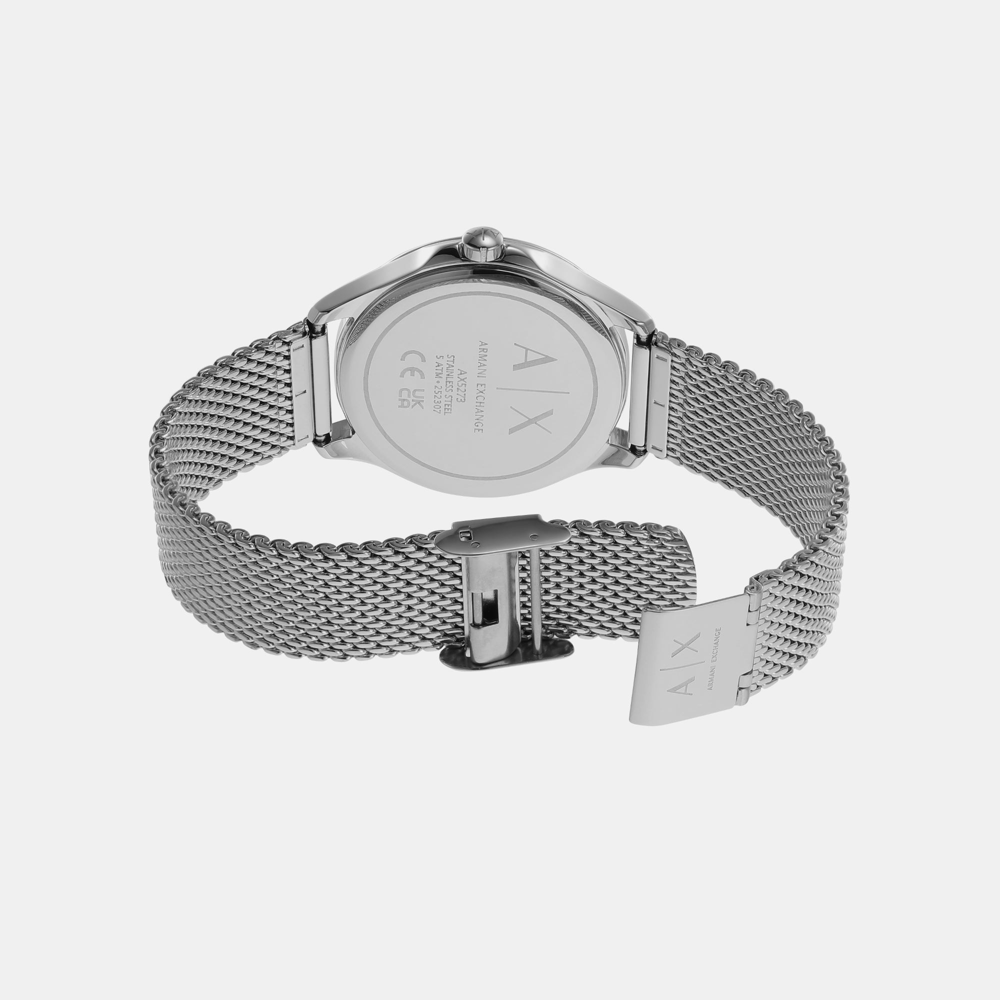 Female Three-Hand Stainless Steel Mesh Watch AX5273 – Just In Time