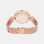 Brooke Women Quartz Pink Dial Analog Stainless Steel Watch AX5328