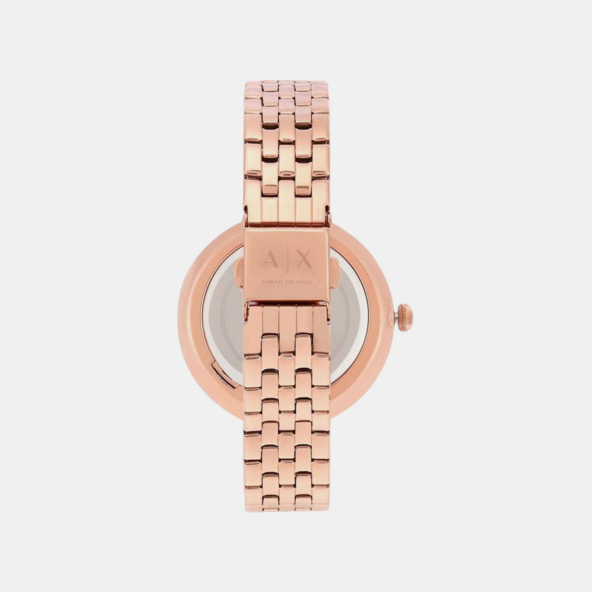Brooke Women Quartz Rose Gold Dial Analog Stainless Steel Watch AX5328