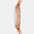 Brooke Women Quartz Rose Gold Dial Analog Stainless Steel Watch AX5384