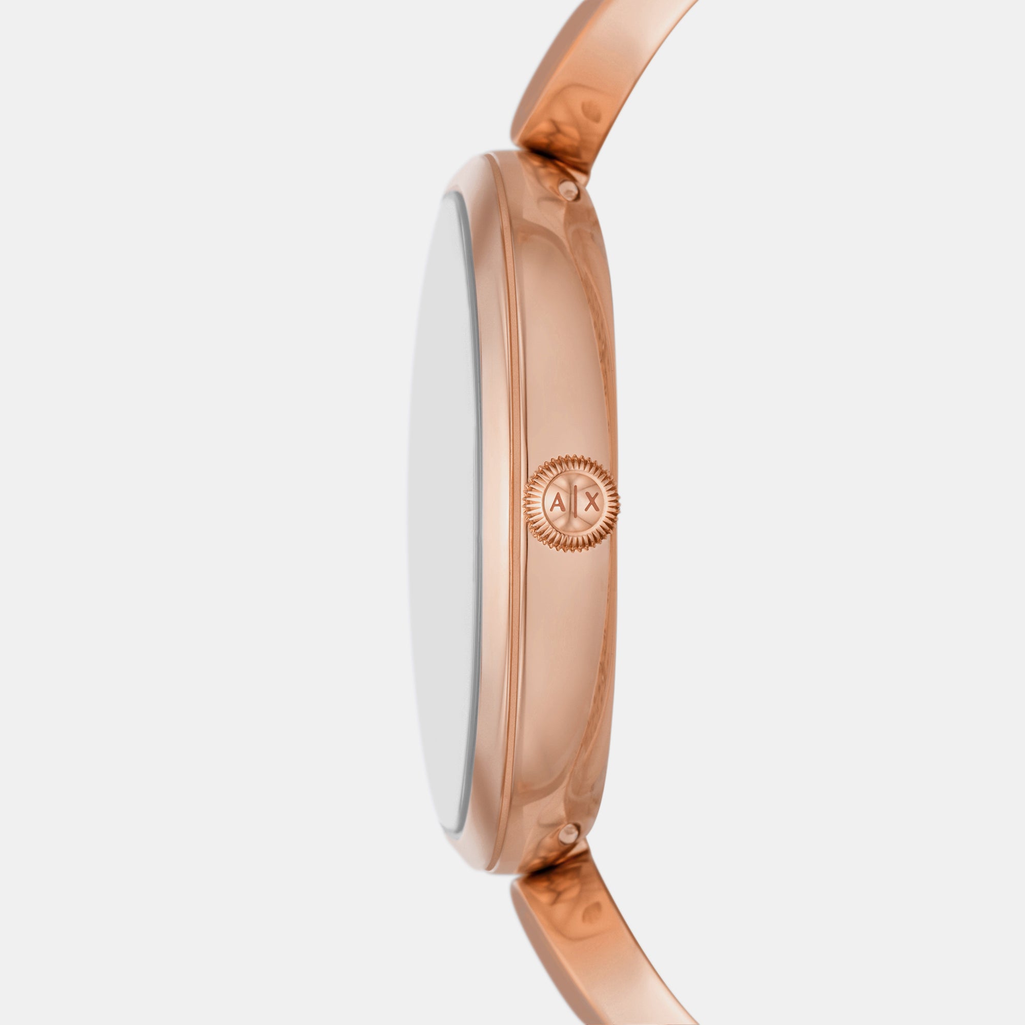 Brooke Women Quartz Rose Gold Dial Analog Stainless Steel Watch AX5384