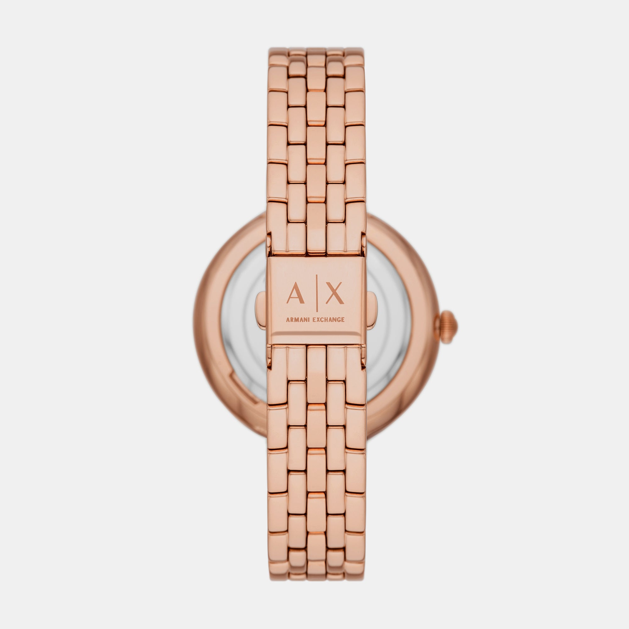 Armani Exchange 38 mm Rose Gold Quartz watch