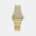 Lola Women Quartz Gold Dial Analog Stainless Steel Watch AX5536