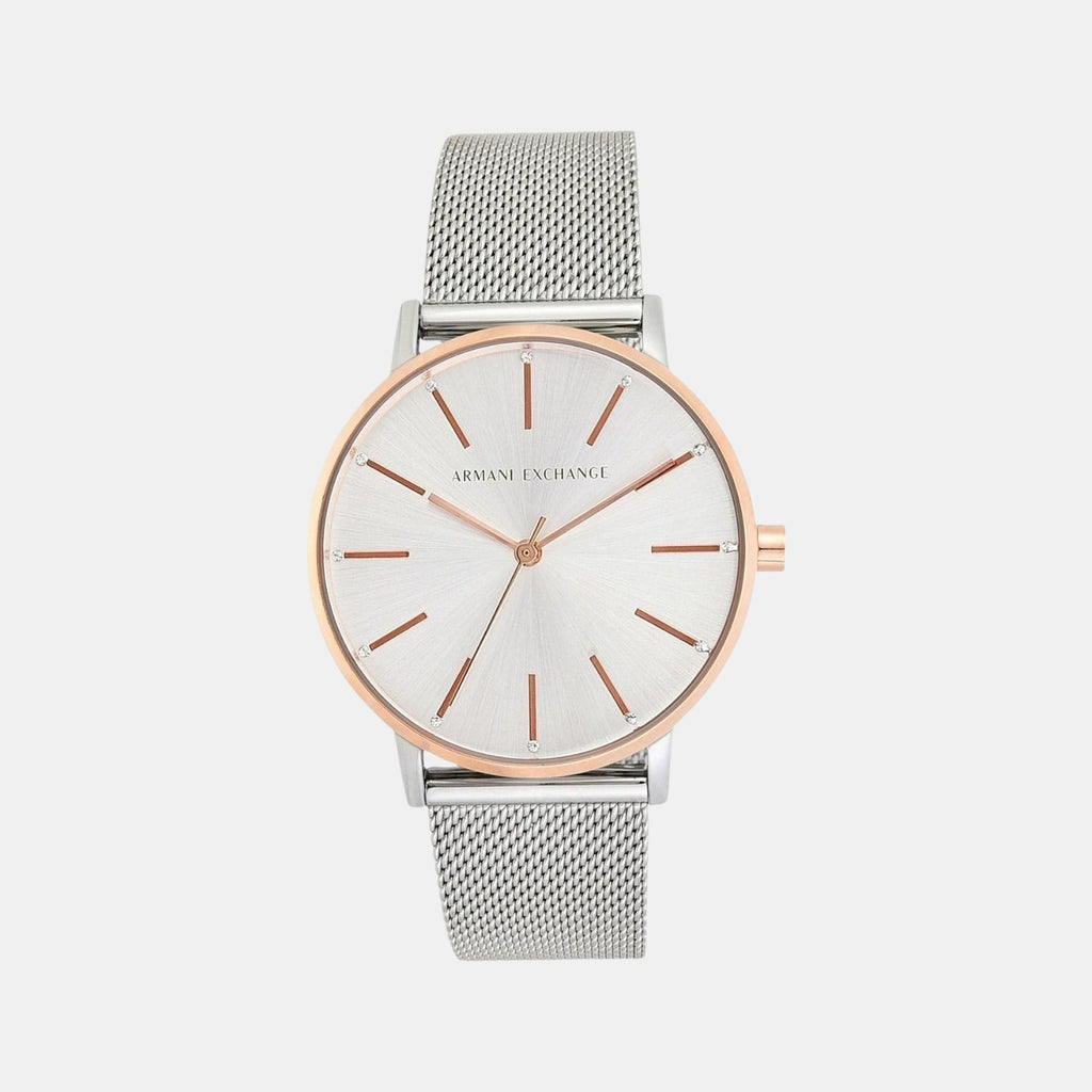 Lola Women Quartz Silver Dial Analog Stainless Steel Watch AX5537