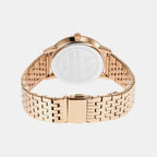 Na Women Quartz Pink Dial Analog Stainless Steel Watch AX5581
