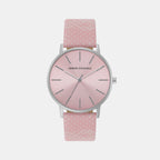 Armani Exchange Round Pink Analog watch