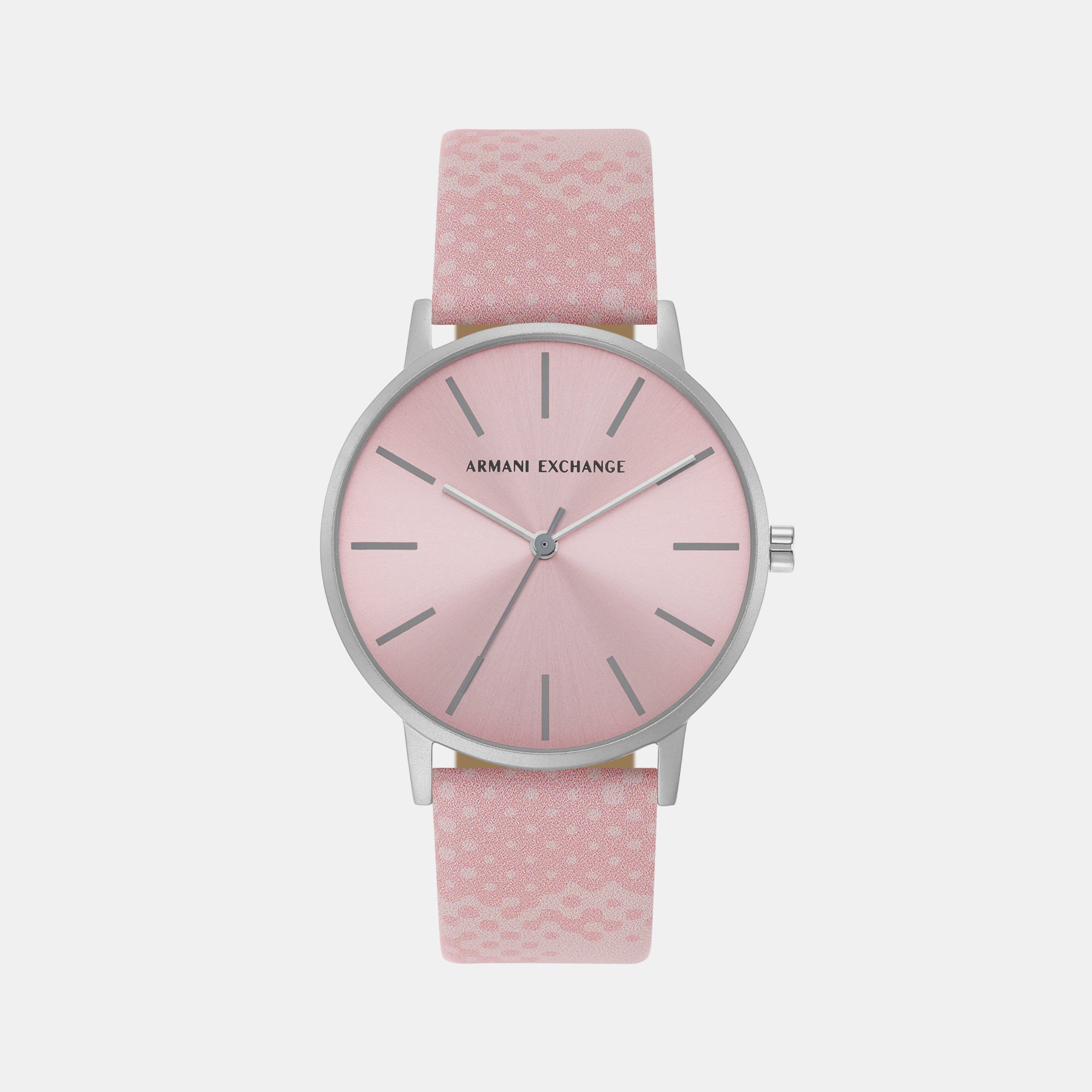 Armani Exchange Round Pink Analog watch