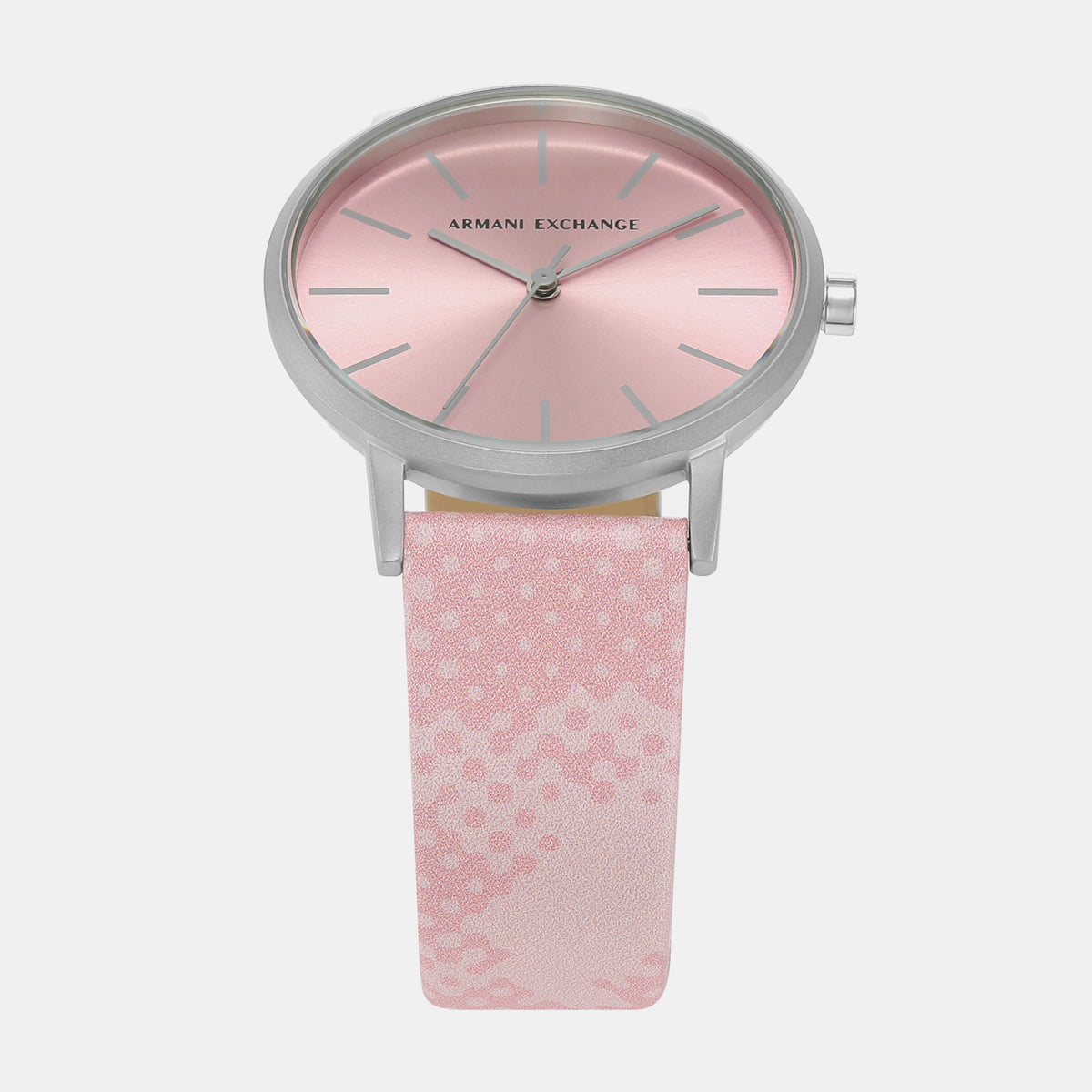 Armani Exchange Women Round Pink watch