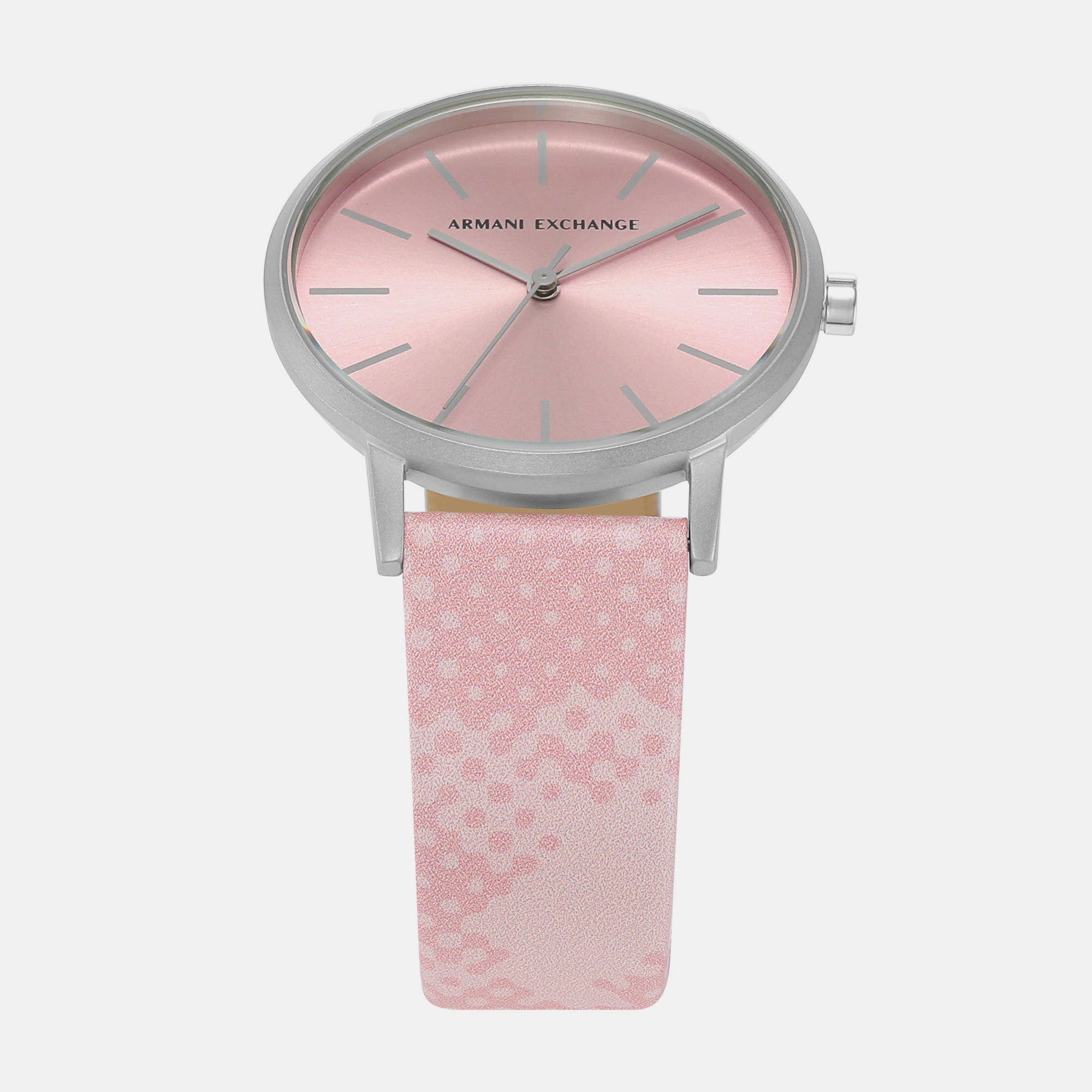Armani Exchange Women Round Pink watch