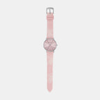 Armani Exchange Leather Pink watch