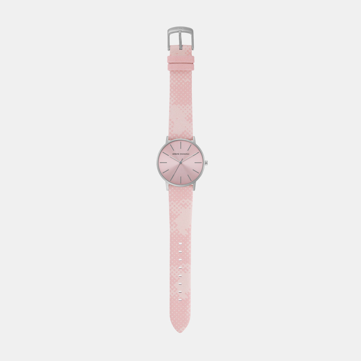 Armani Exchange Leather Pink watch