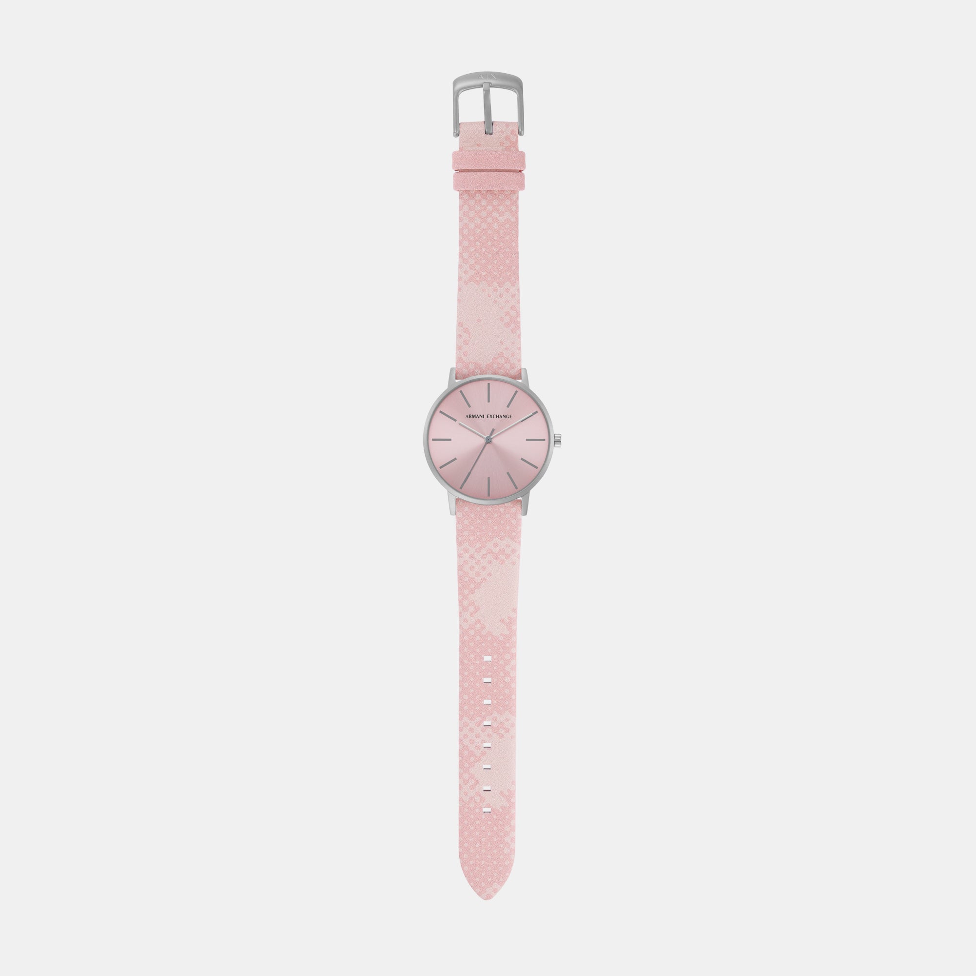Armani Exchange Leather Pink watch