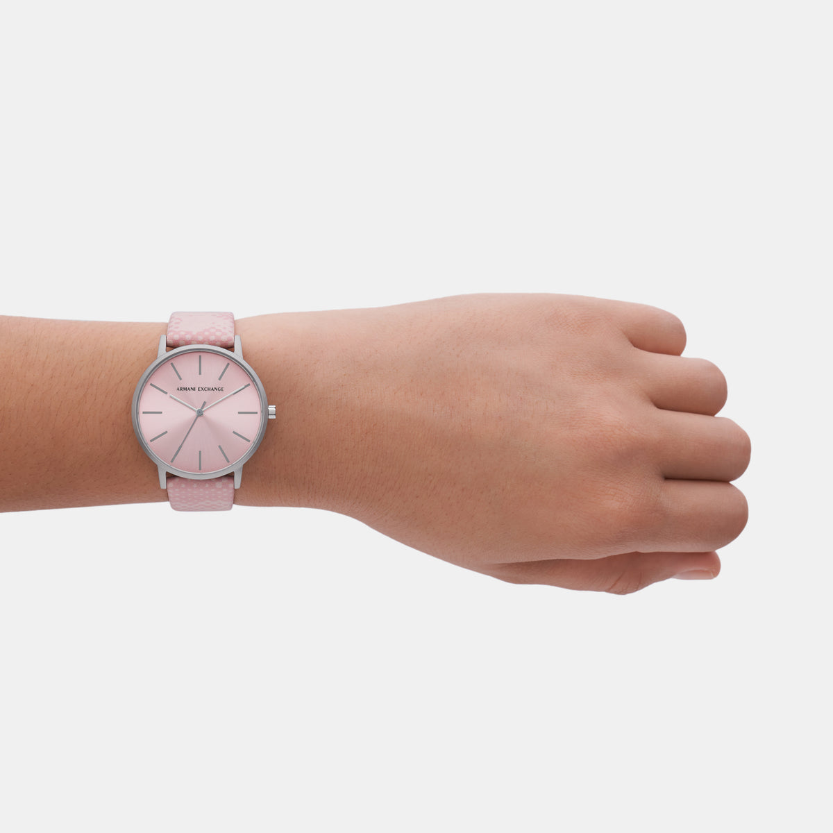 Armani Exchange 36 mm Pink Quartz watch