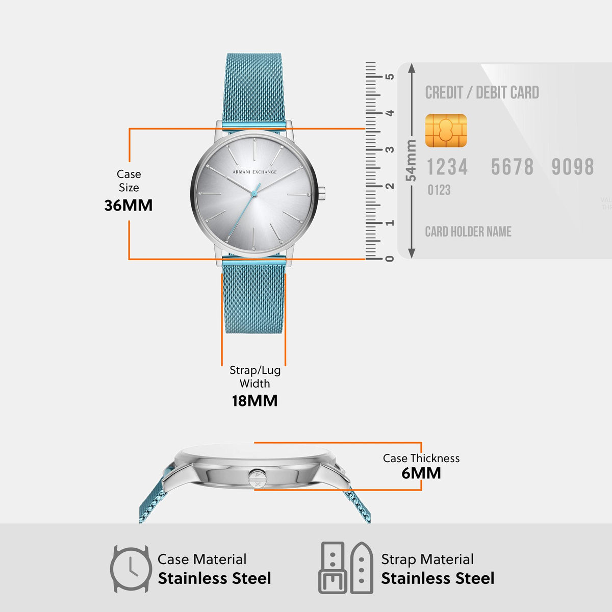 Lola Women Quartz Grey Dial Analog Stainless Steel Watch AX5599