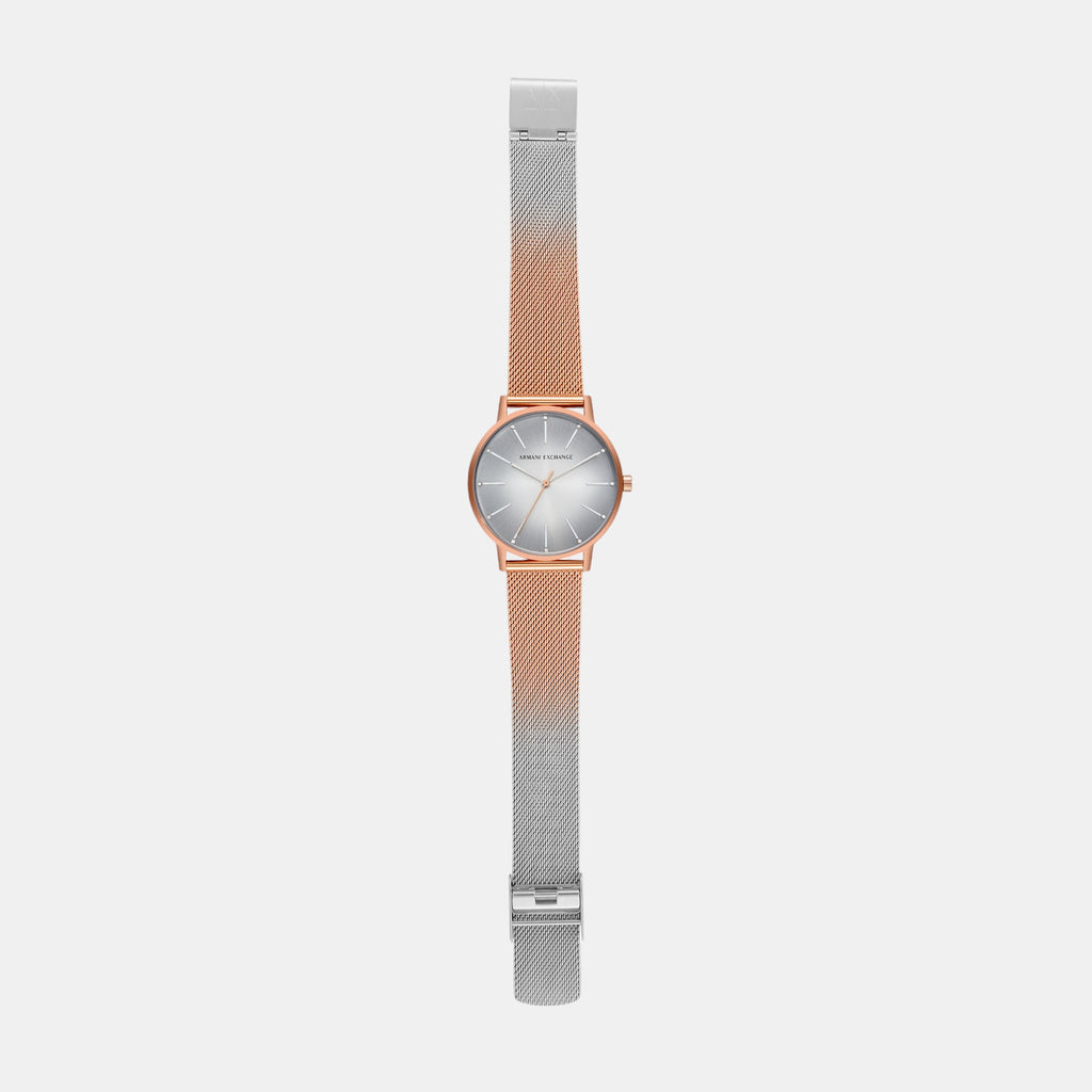 Lola Women Quartz Green Dial Analog Stainless Steel Watch AX5617
