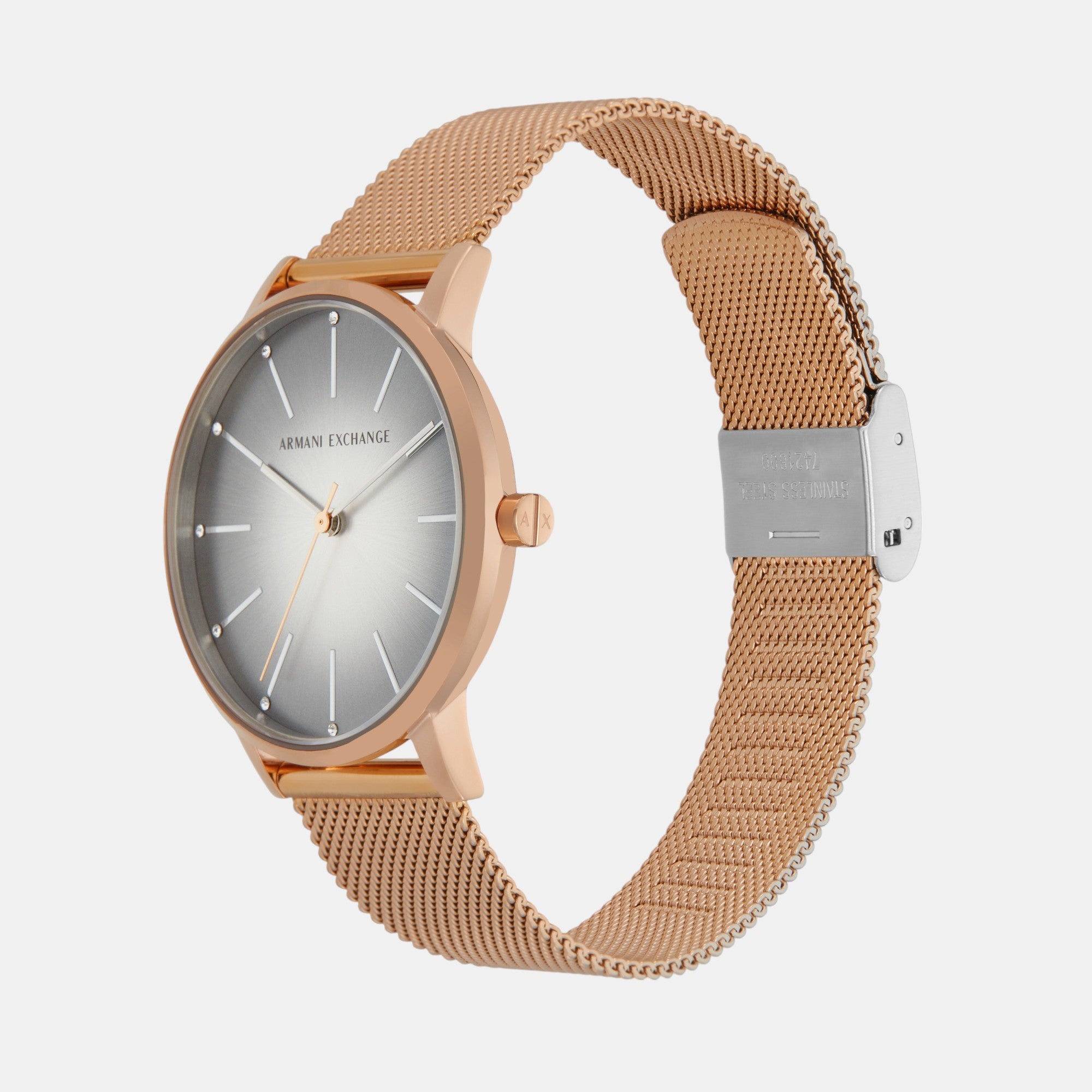 Lola Women Quartz Grey Dial Analog Stainless Steel Watch AX5617