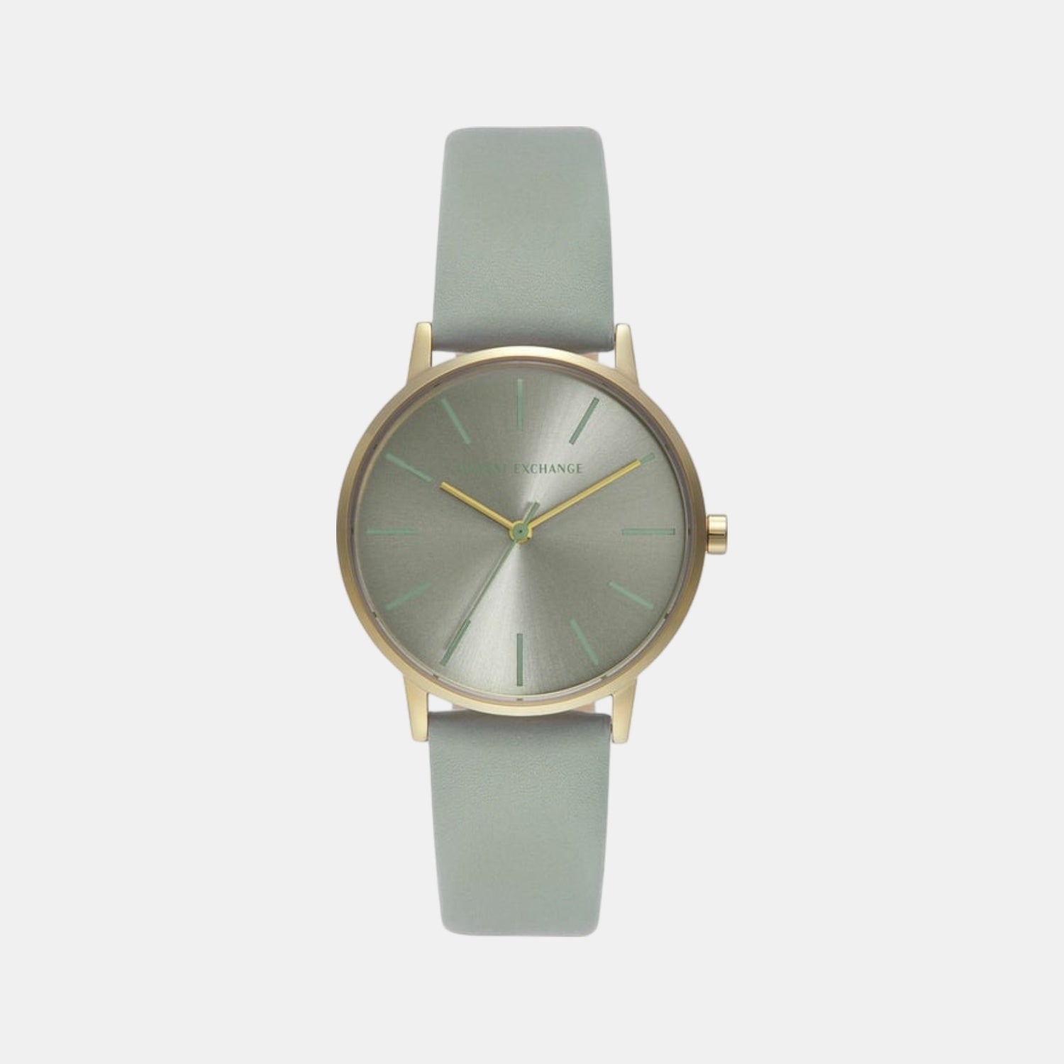 Na Women Quartz Grey Dial Analog Leather Watch AX5618