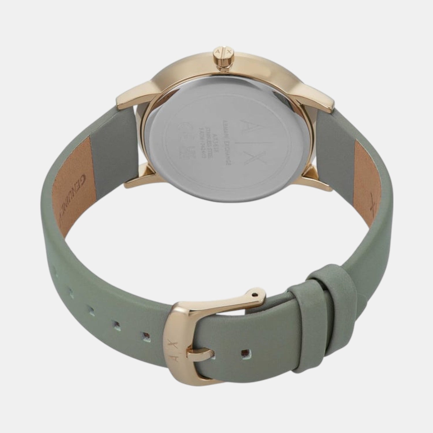 Na Women Quartz Grey Dial Analog Leather Watch AX5618