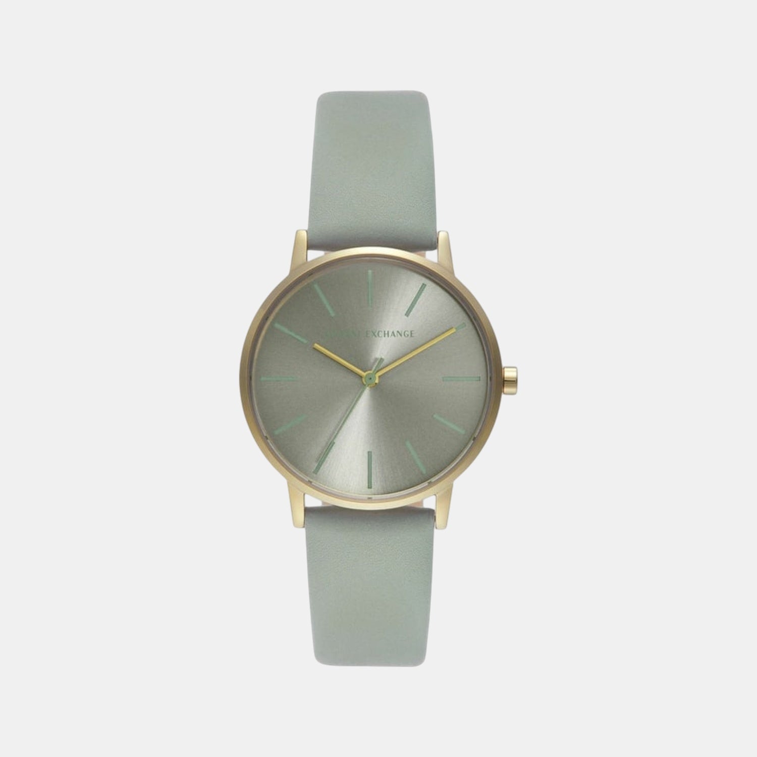 Na Women Quartz Grey Dial Analog Leather Watch AX5618