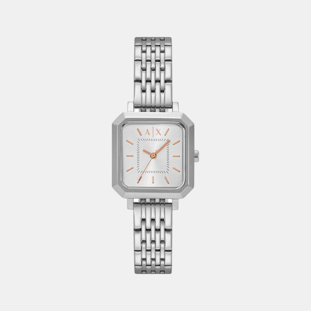 Na Women Quartz Silver Dial Analog Stainless Steel Watch AX5724