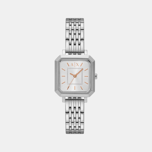 Na Women Quartz Silver Dial Analog Stainless Steel Watch AX5724