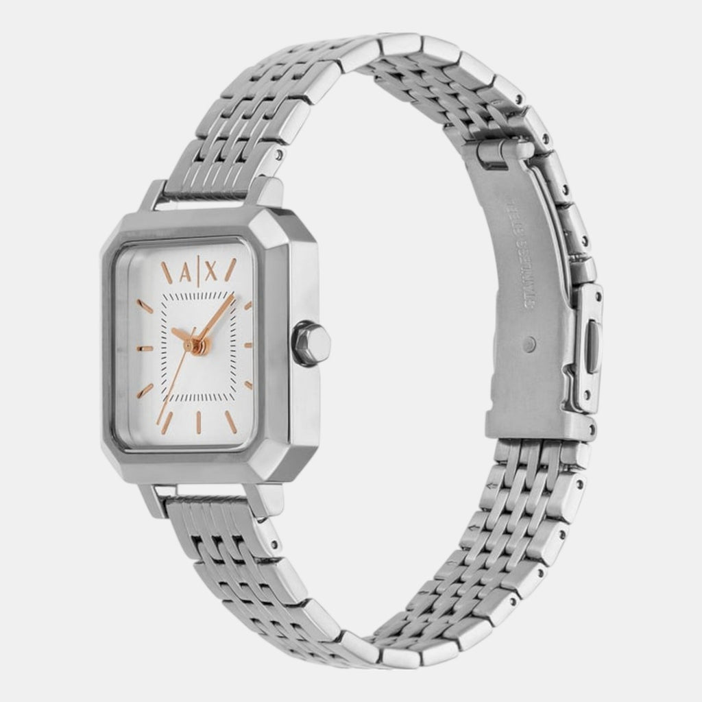 Na Women Quartz Silver Dial Analog Stainless Steel Watch AX5724