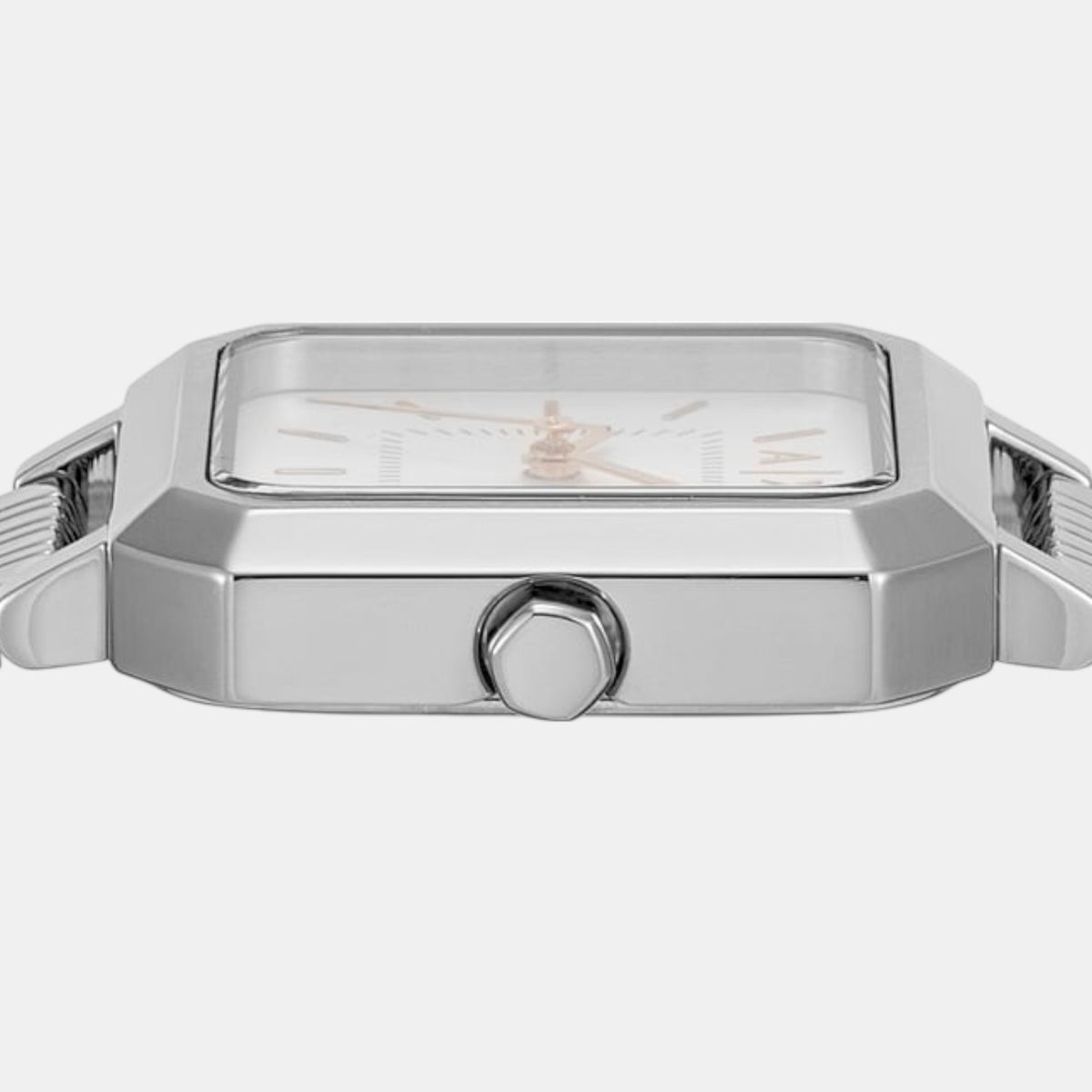 Women Quartz Silver Dial Analog Stainless Steel Watch AX5724