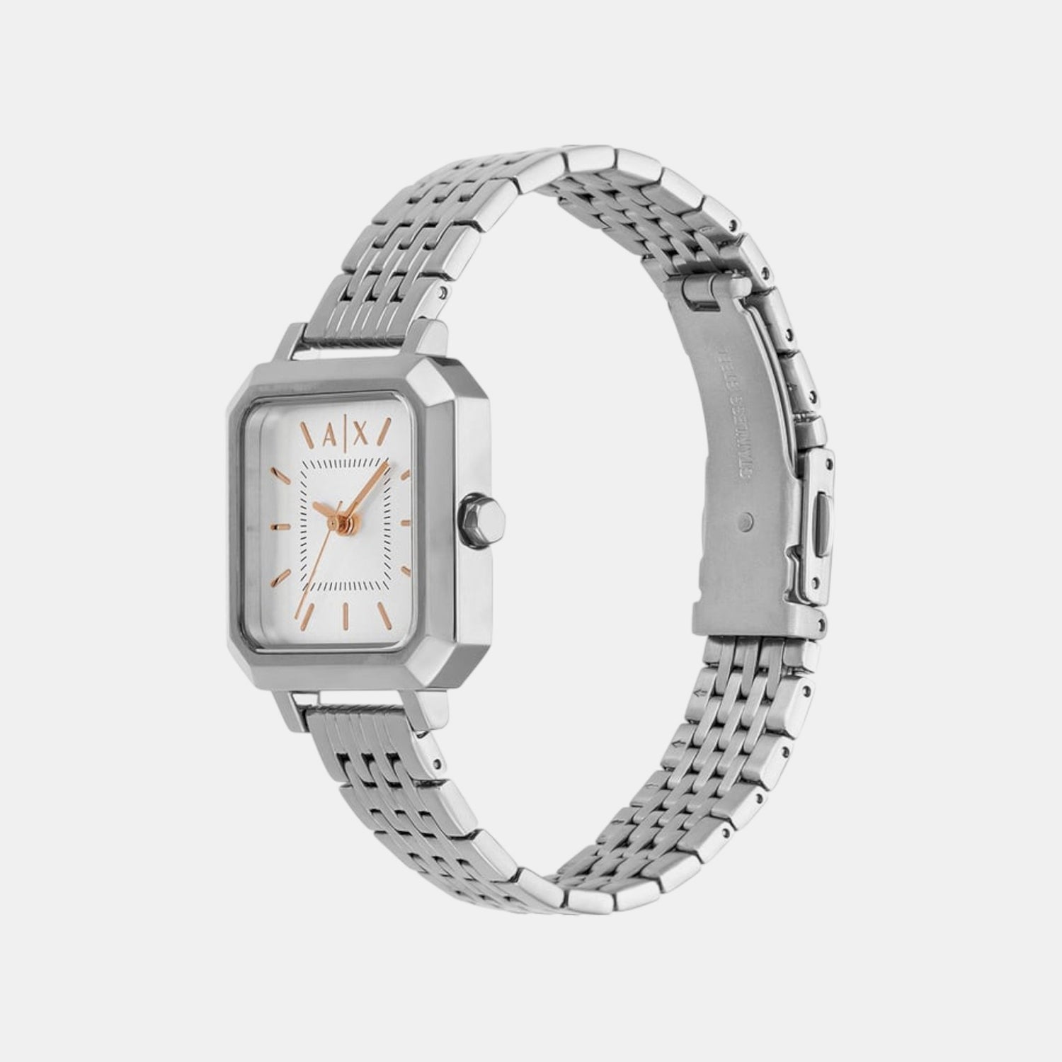 Na Women Quartz Silver Dial Analog Stainless Steel Watch AX5724