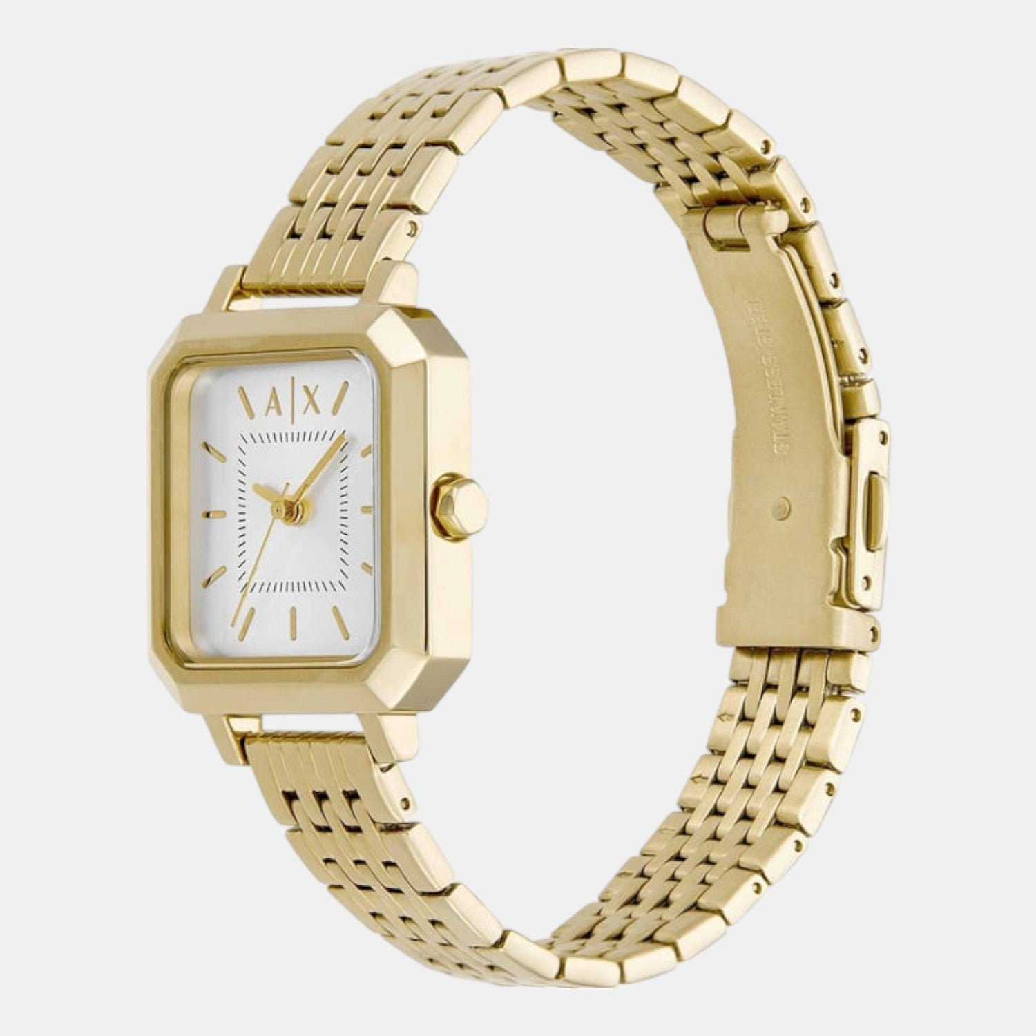 Na Women Quartz Silver Dial Analog Stainless Steel Watch AX5725